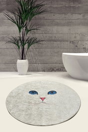 Mijölnir Alfombrilla de baño Blue Eyes Djt Multicolor 100 cm